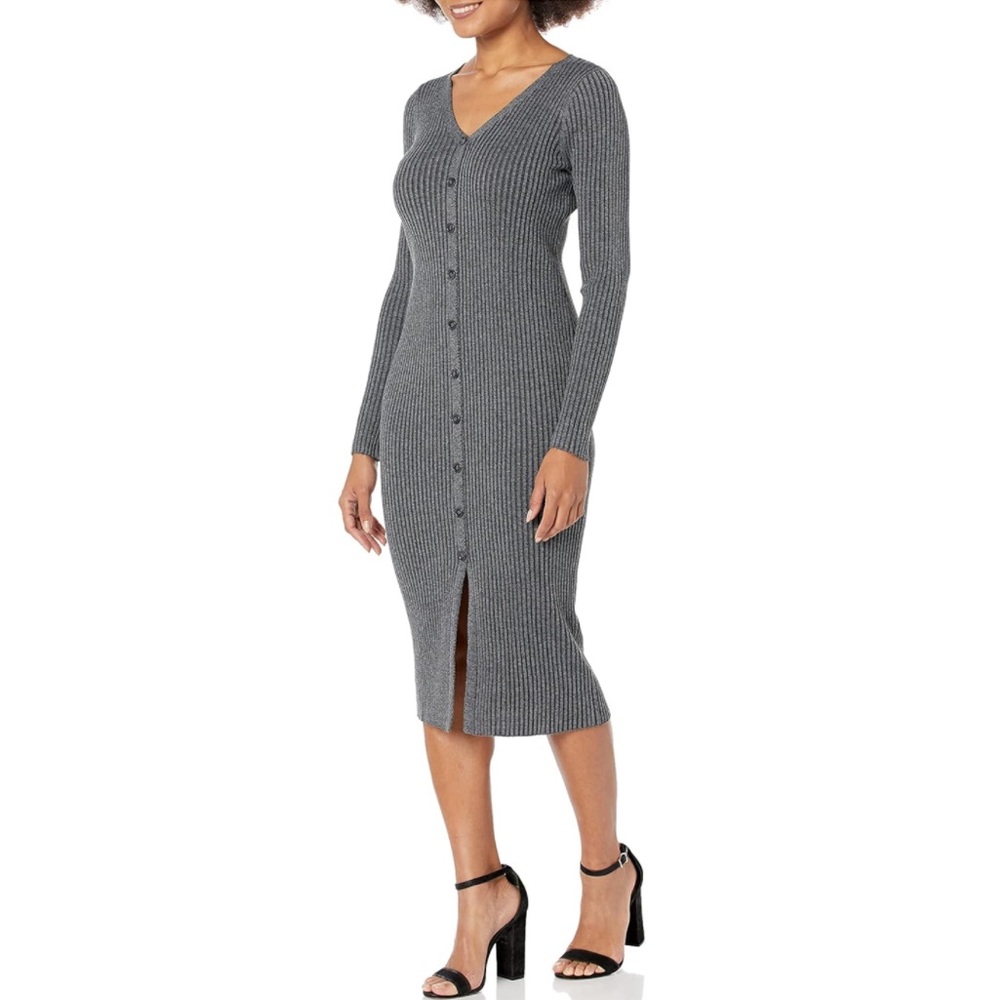 Middi buttoned dress size L